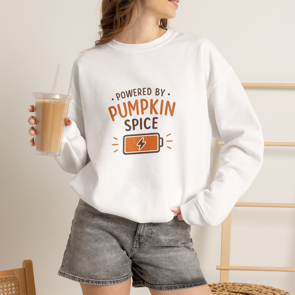 Powered by Pumpkin Spice – Sweatshirt