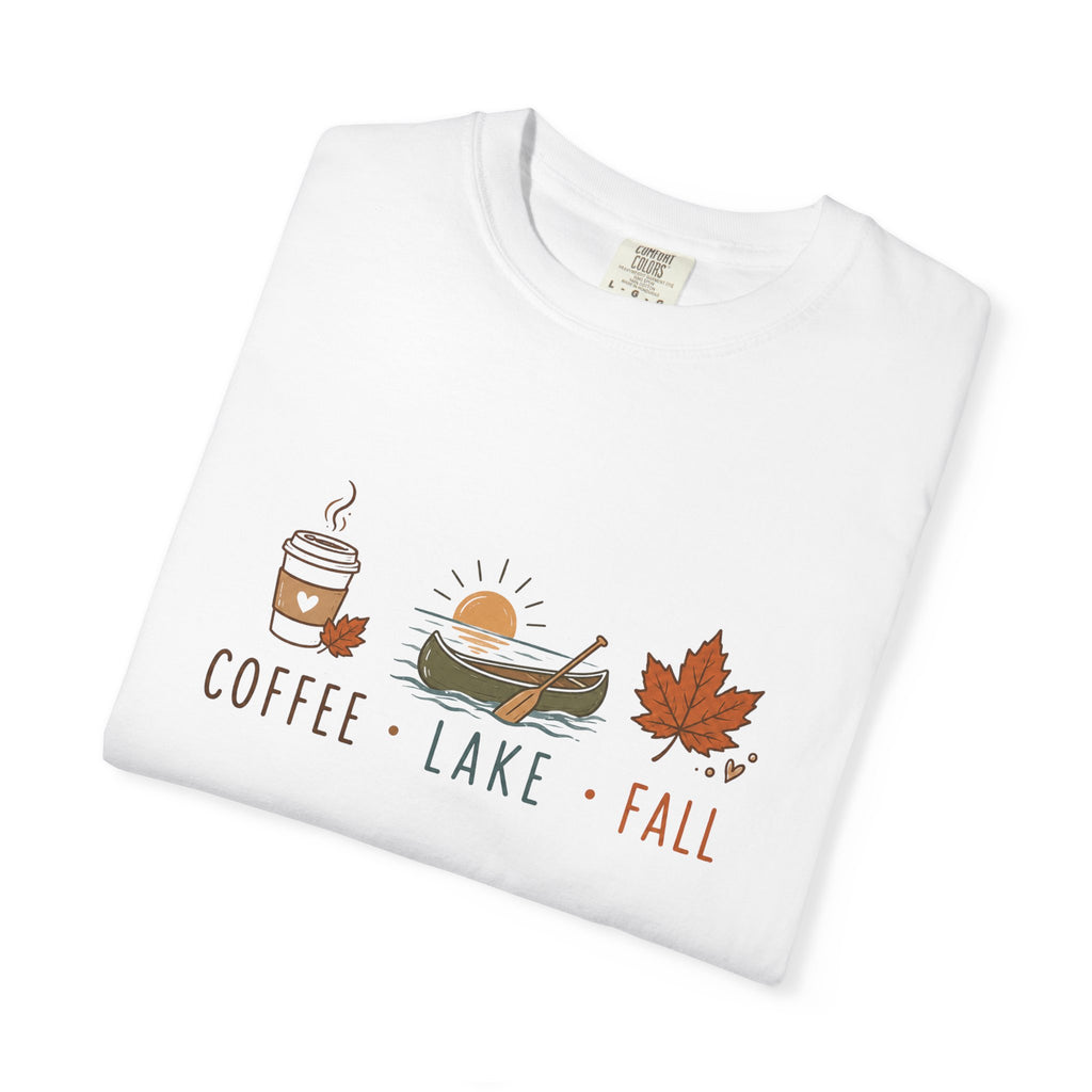 Coffee • Lake • Fall – Comfort Colors® Tee