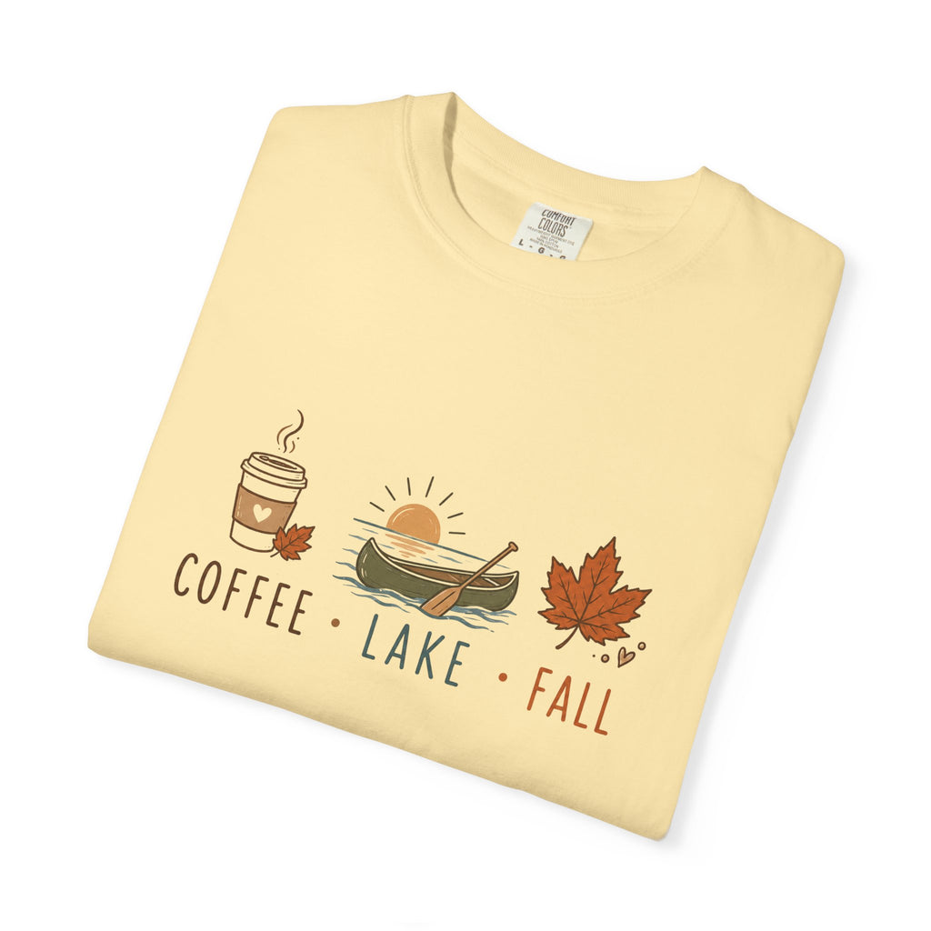 Coffee • Lake • Fall –T-Shirt