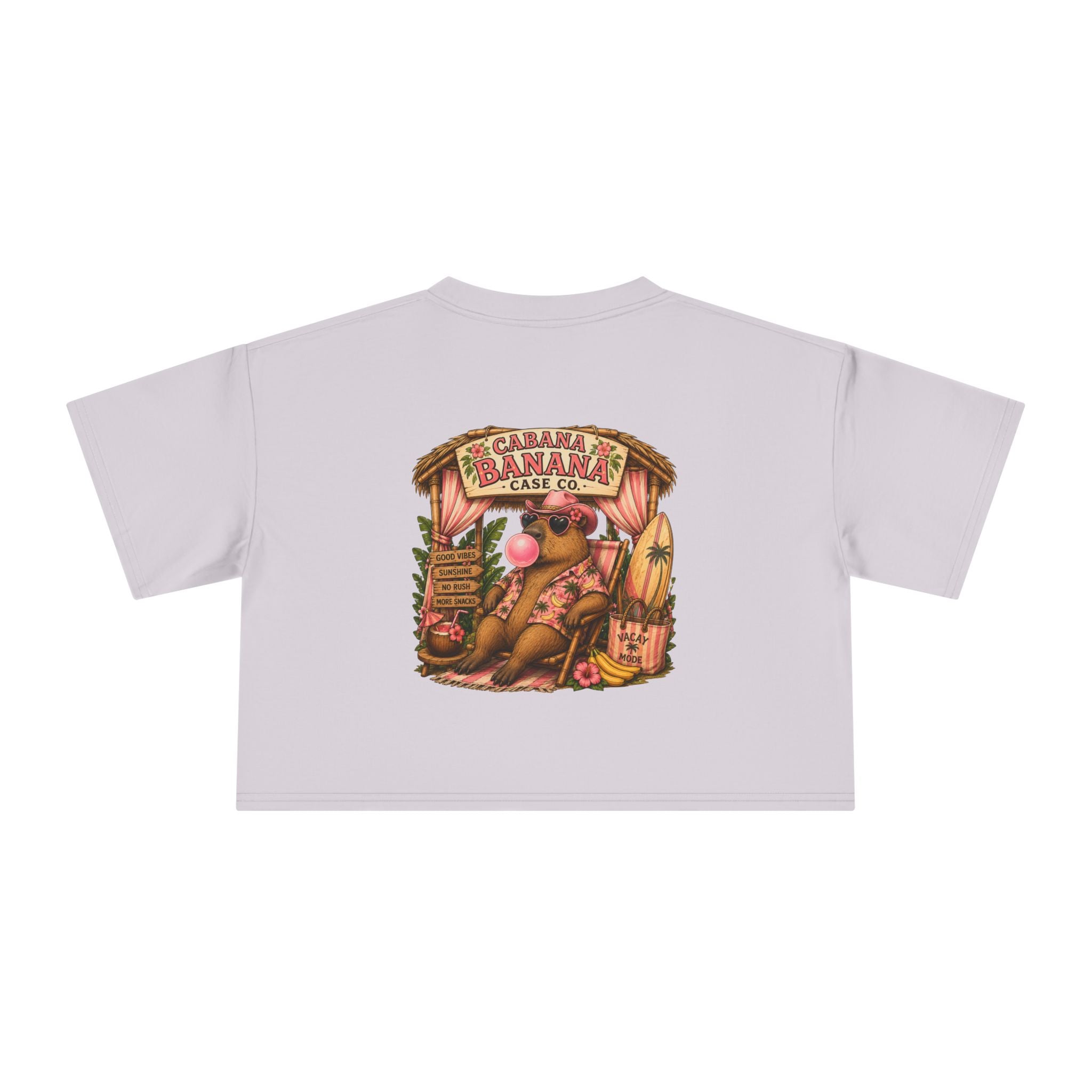 Capy Cabana- Crop Tee