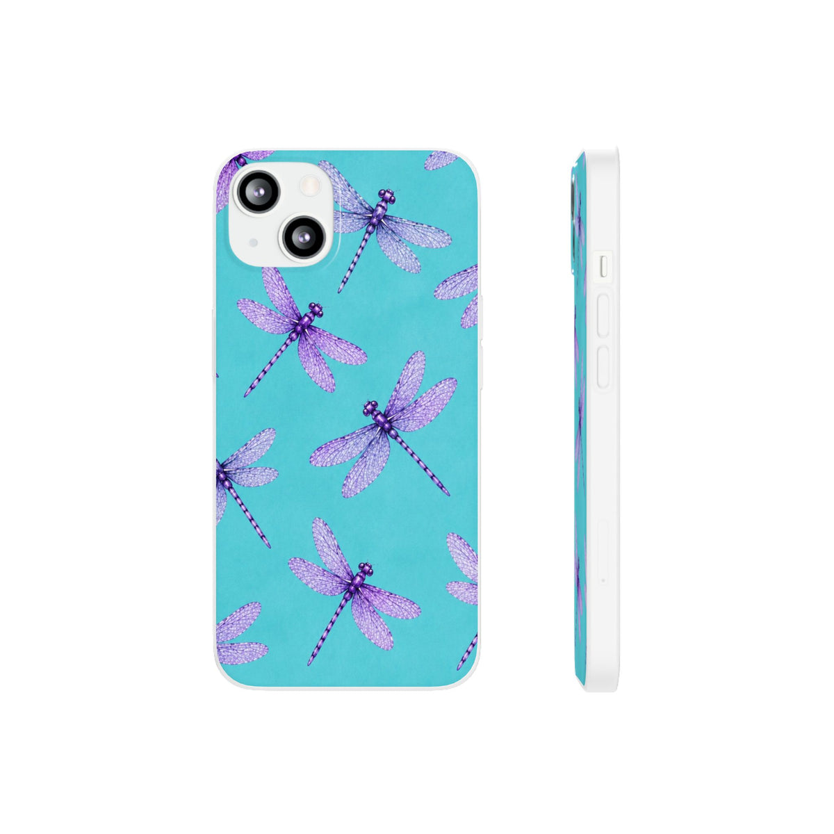 Turquoise Dragonfly Dreams – Flexi iPhone & Samsung Phone Case