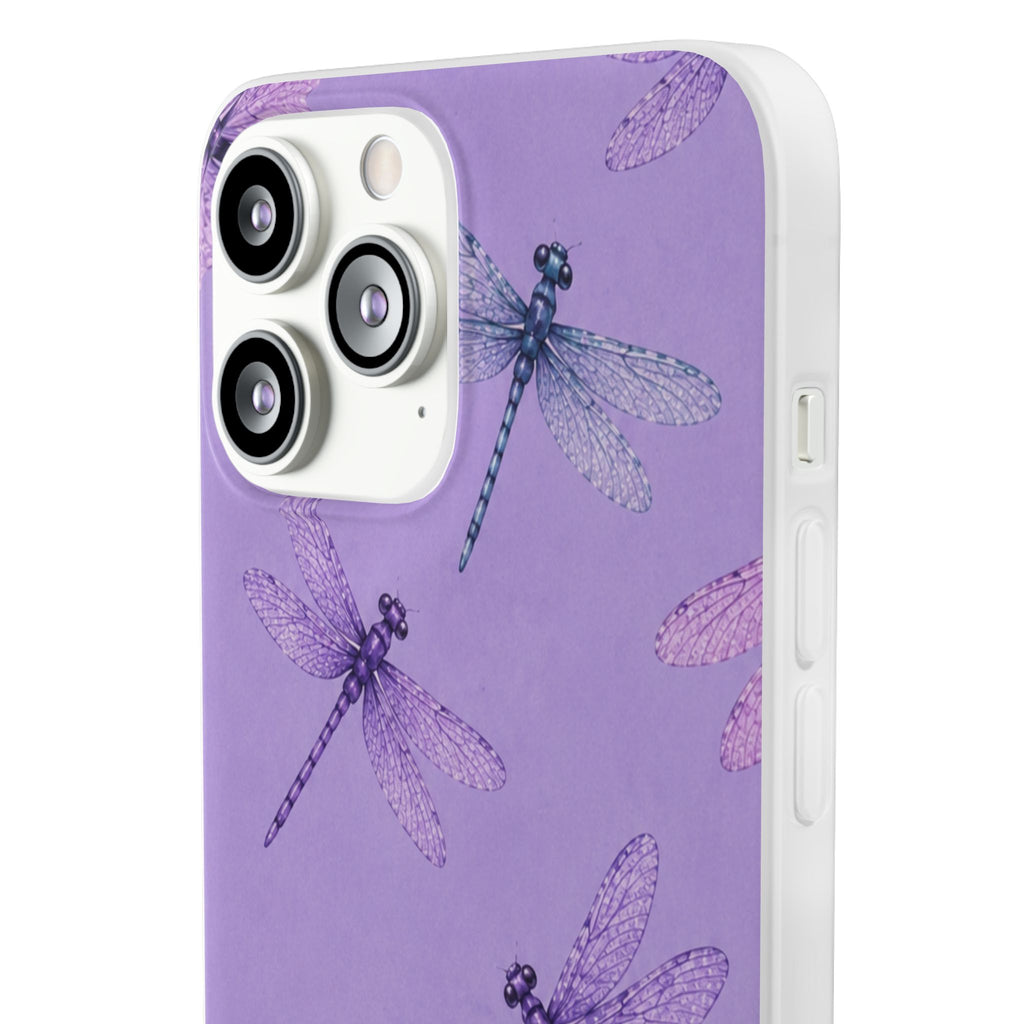Lavender Dragonfly Dreams-Flexi iPhone & Samsung Phone Case