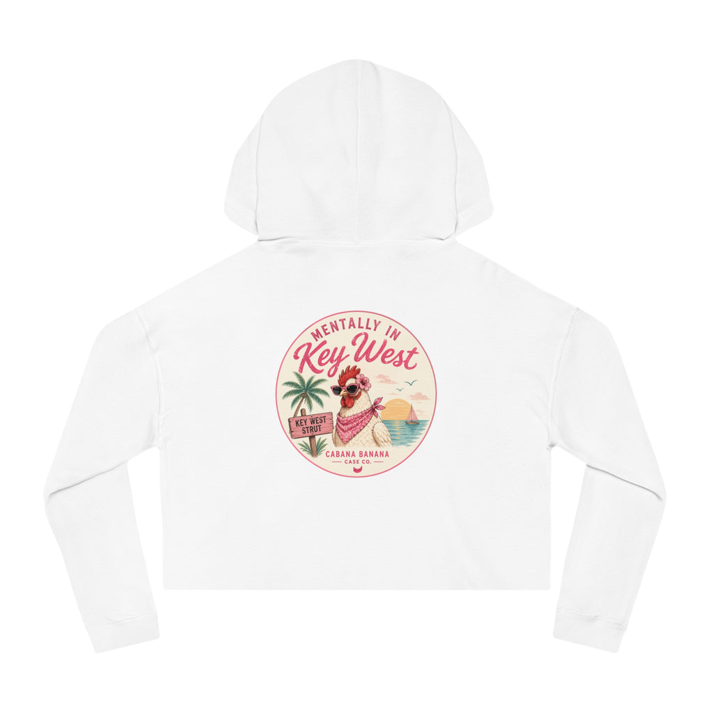 Mentally in Key West Cropped Hoodie