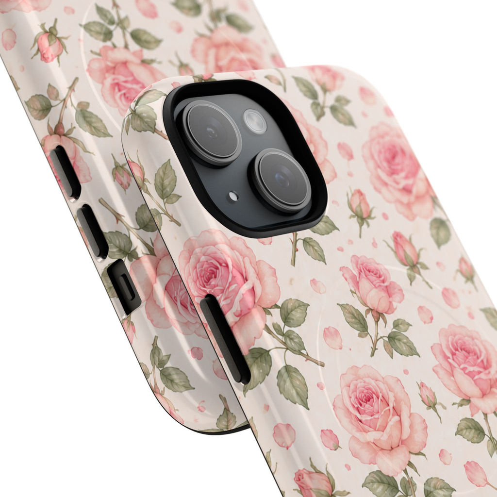 Pink Petals & Paradise- Tough Magnetic Phone Case