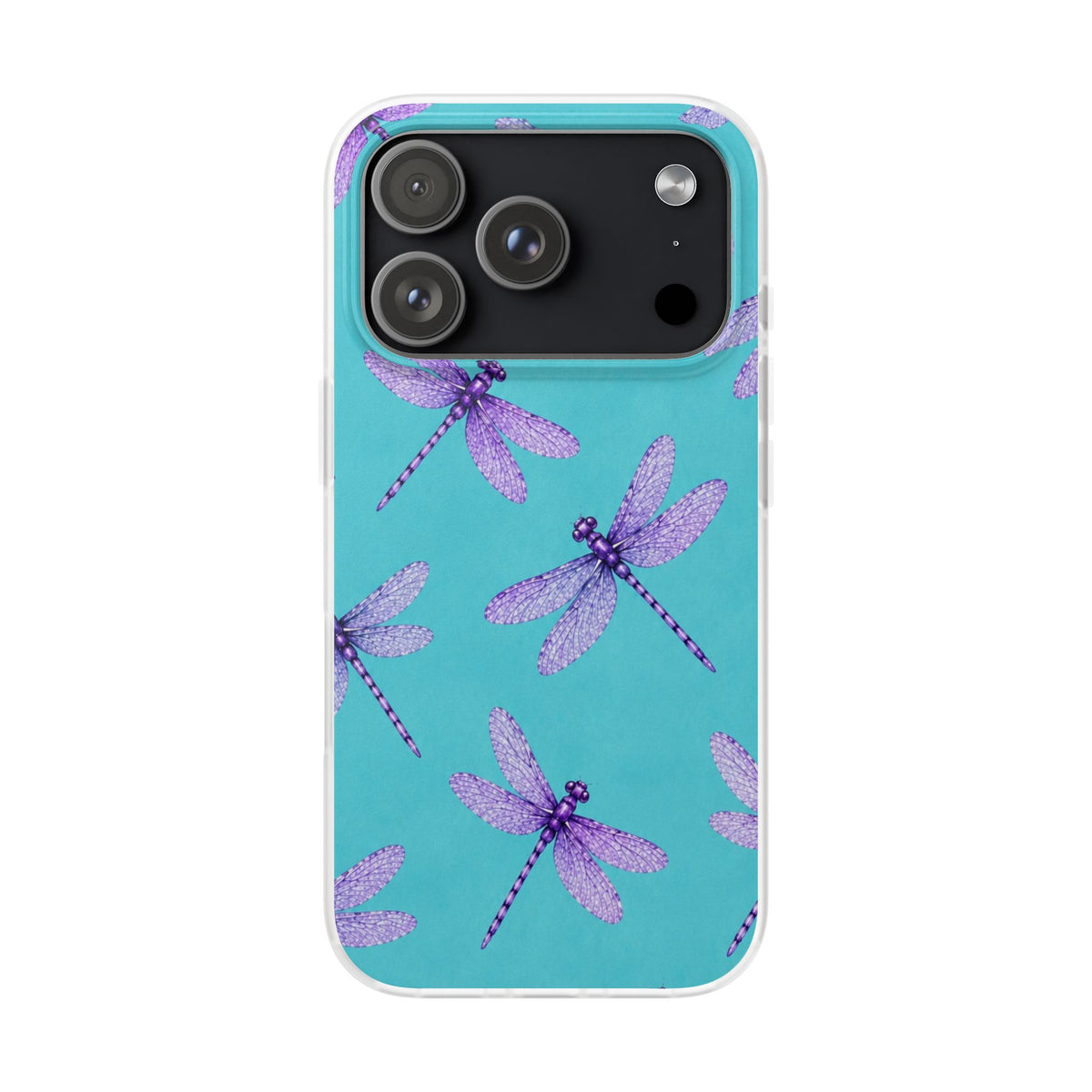 Turquoise Dragonfly Dreams – Flexi iPhone & Samsung Phone Case