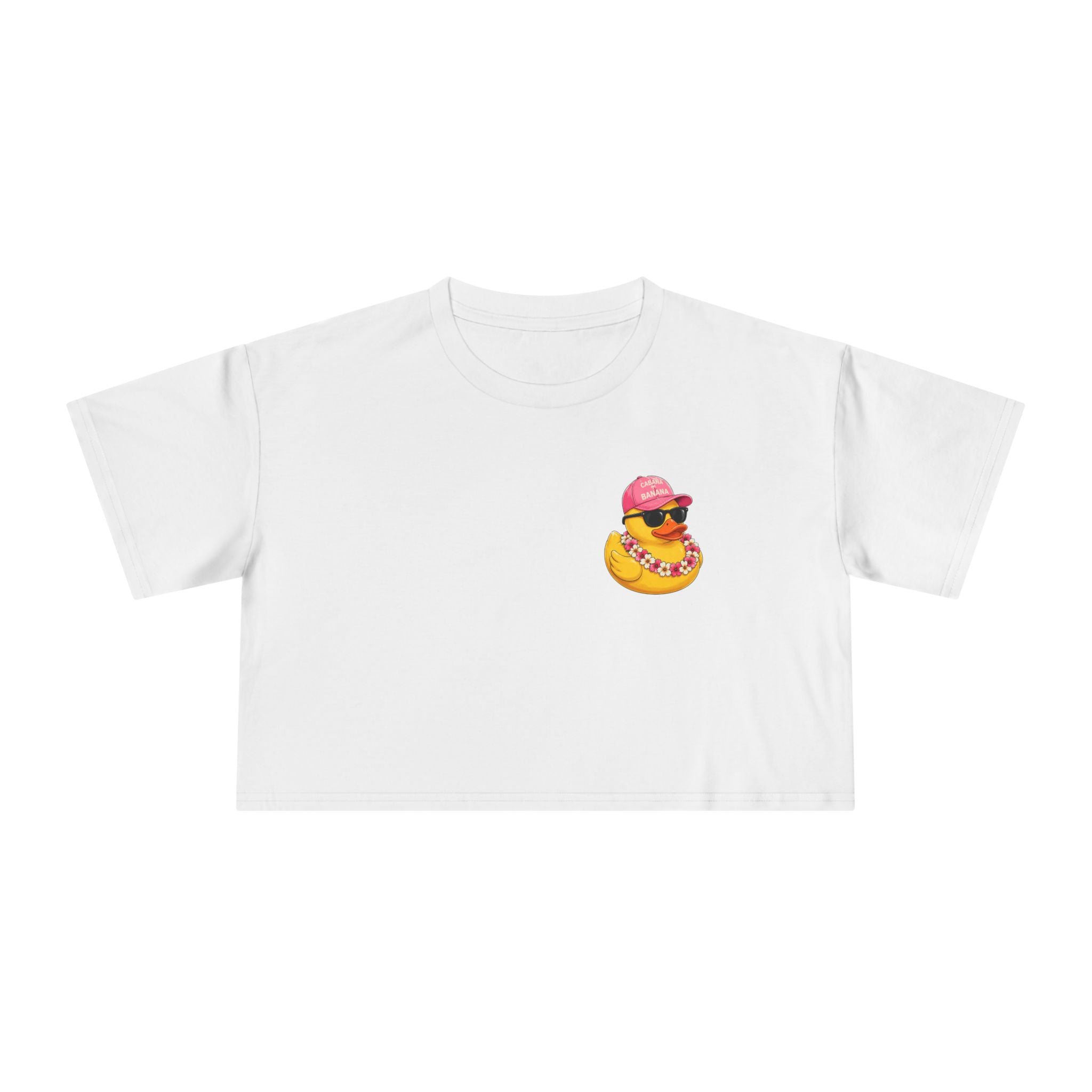 Ducking Out of Reality-Crop Tee Shirt