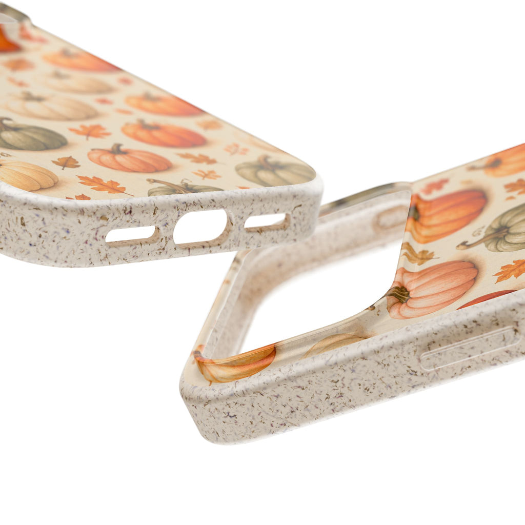 Cabana Pumpkin Patch -Eco-Friendly Biodegradable Phone Case