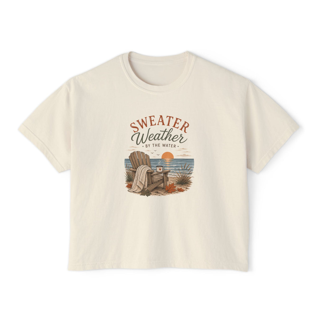 Sweater Weather by the Water – Boxy Tee