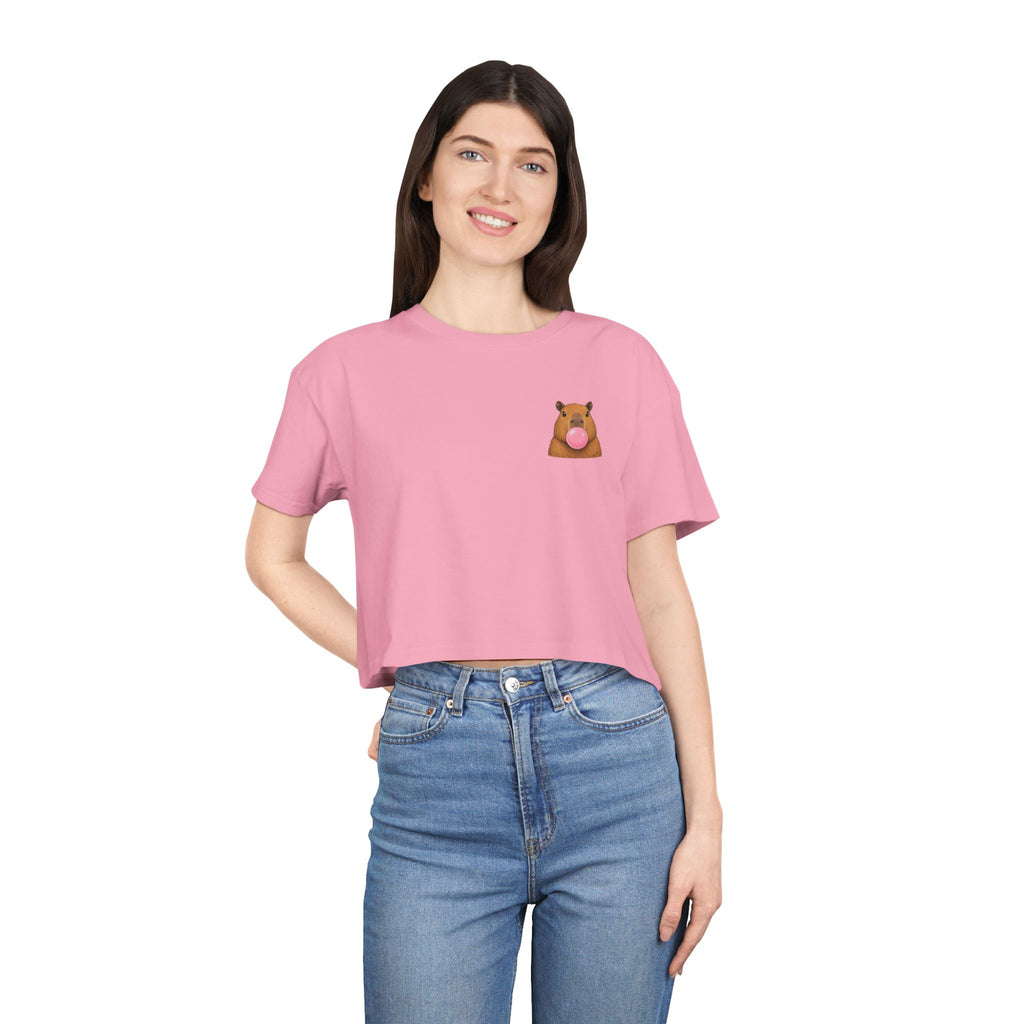 Capy Cabana- Crop Tee