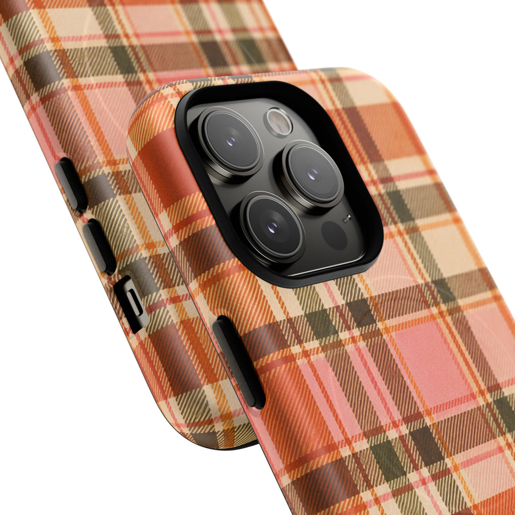 Hello Fall Plaid -Tough Magnetic Phone Case