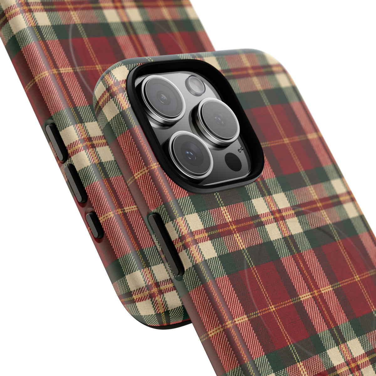 Christmas at the Cabana Plaid -Tough Magnetic Phone Case