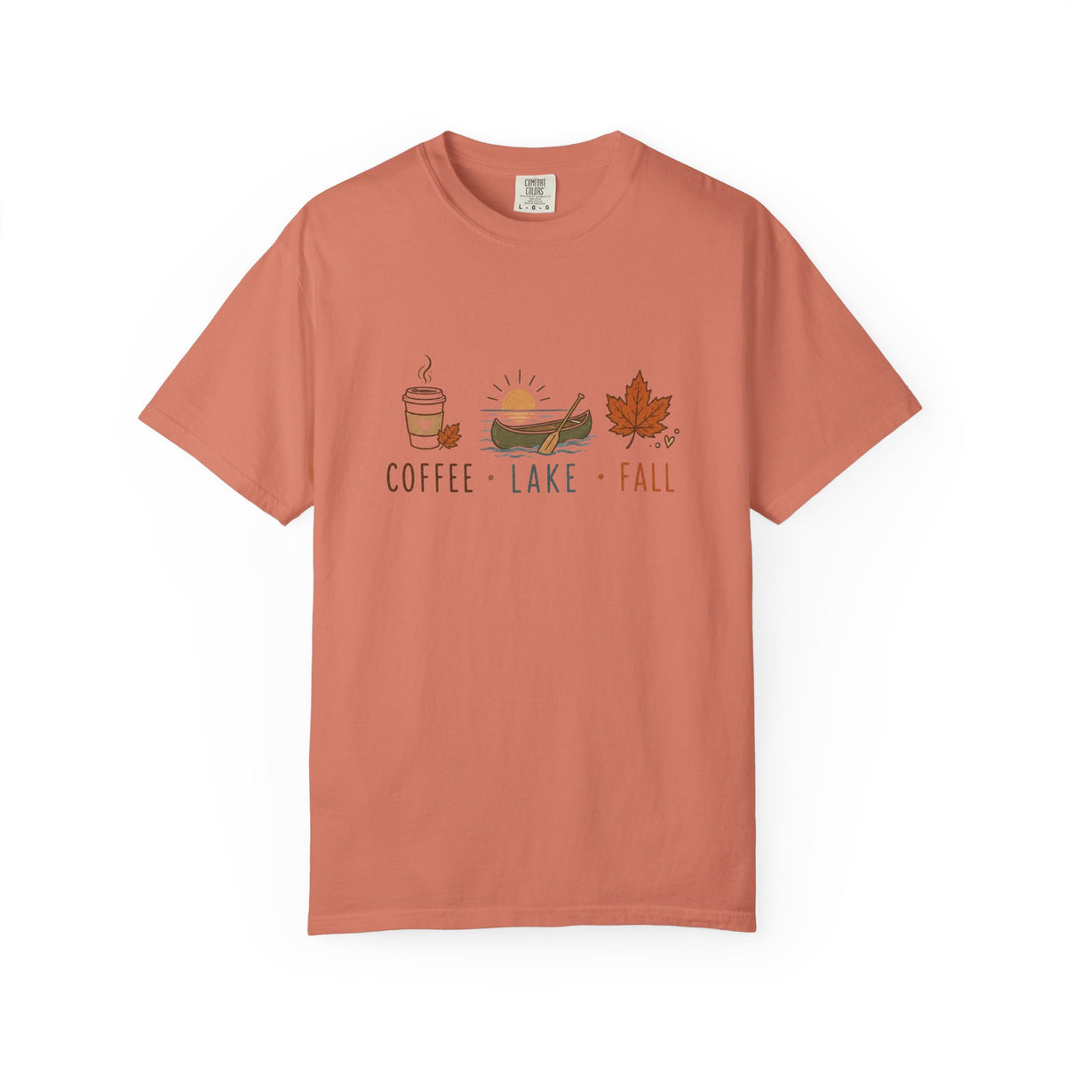 Coffee • Lake • Fall –T-Shirt