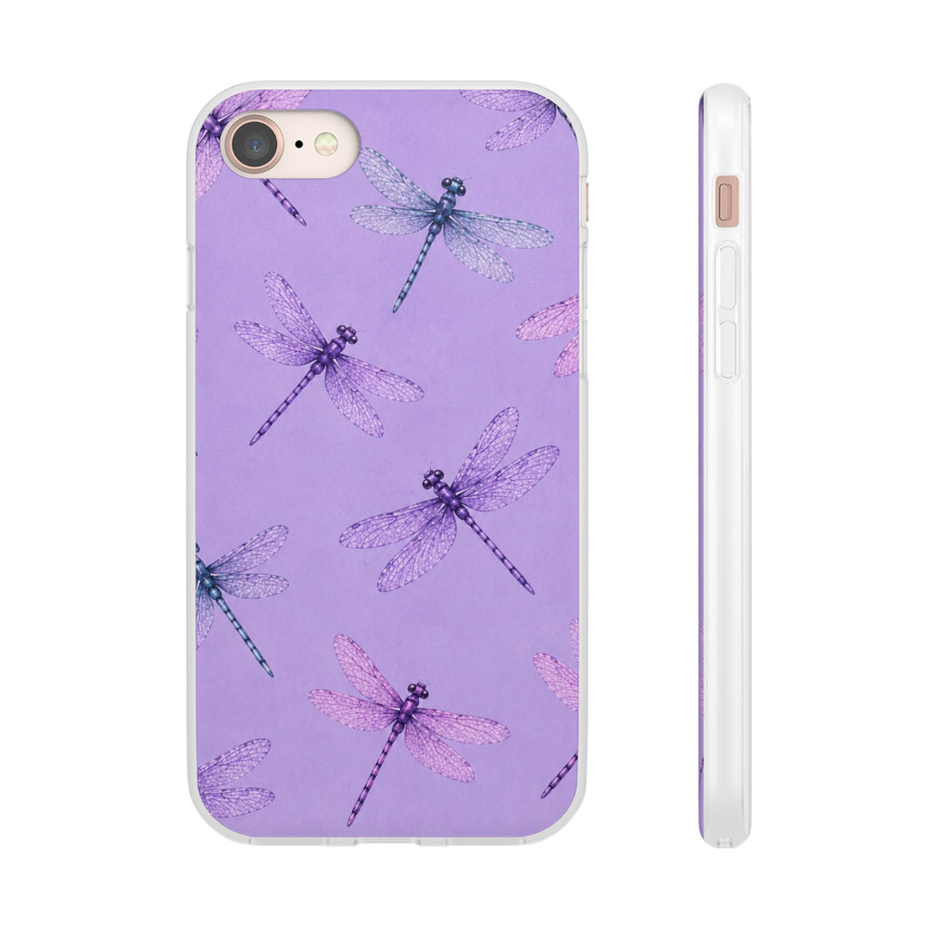 Lavender Dragonfly Dreams-Flexi iPhone & Samsung Phone Case