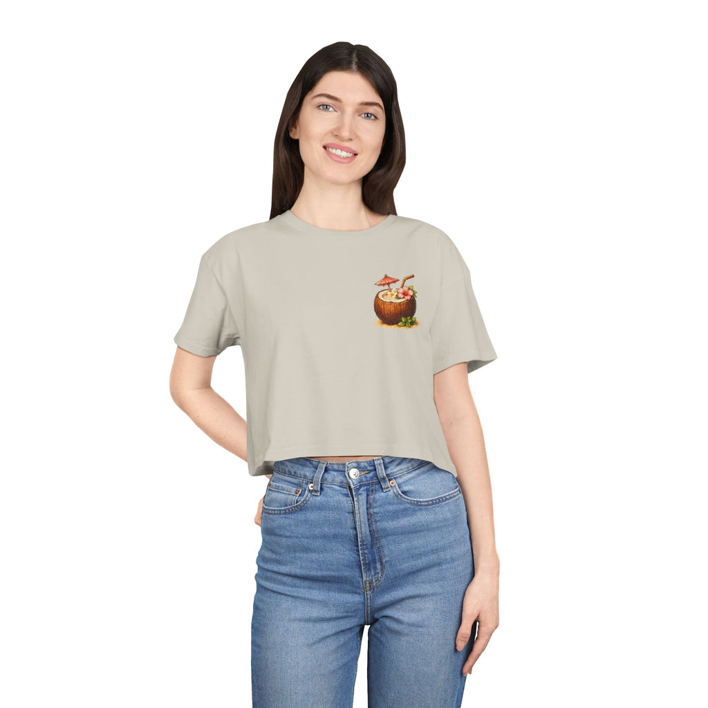 Cabana Cowgirl Crop Tee