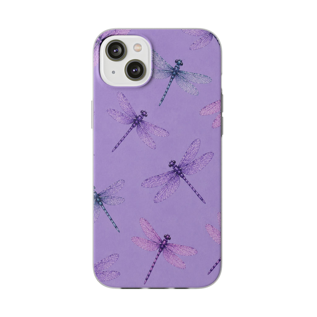 Lavender Dragonfly Dreams-Flexi iPhone & Samsung Phone Case