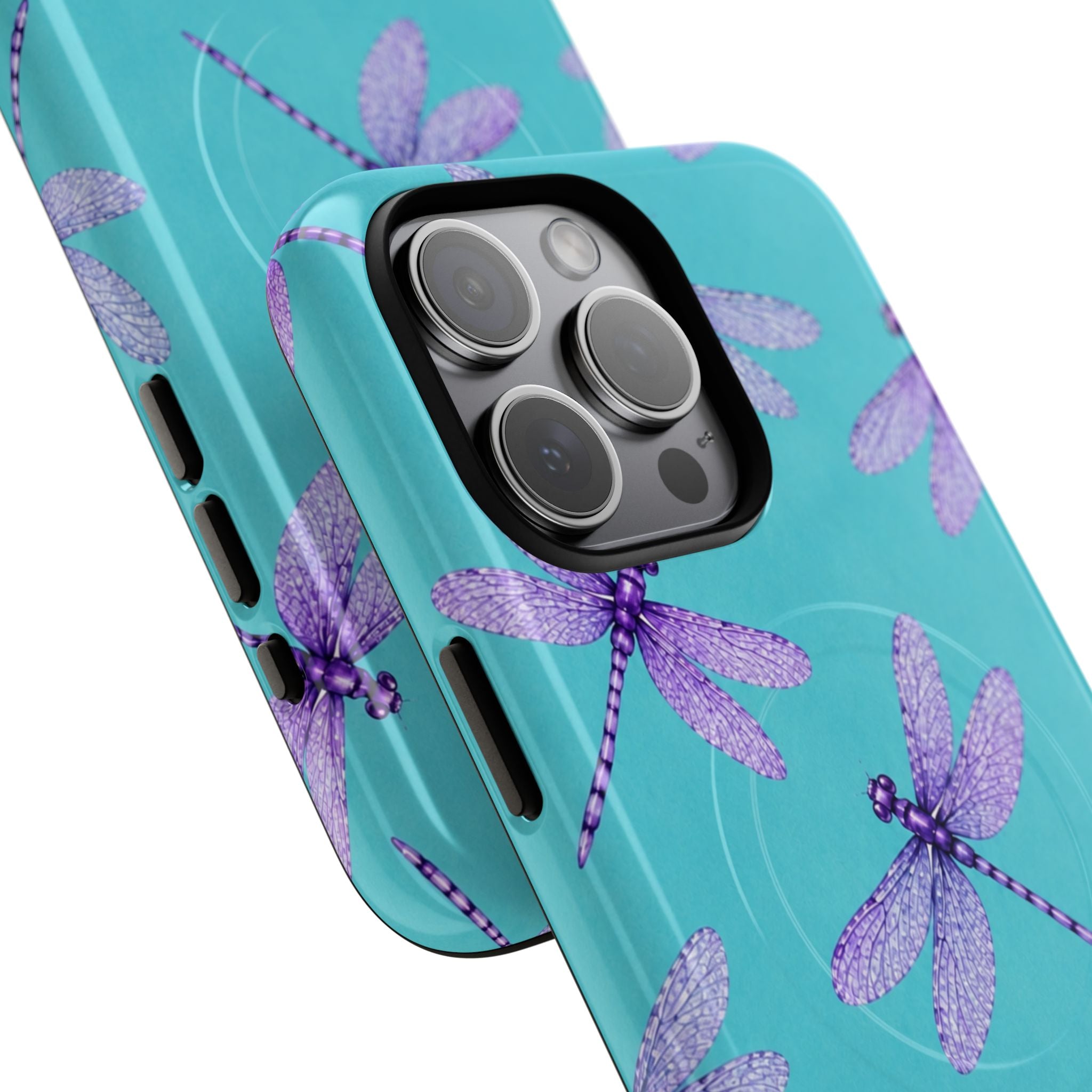 Turquoise Dragonfly Dreams – Tough Magnetic Phone Case