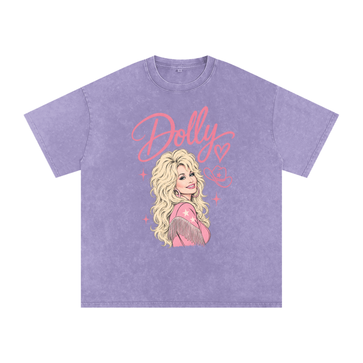 Dolly Snow Washed Oversized Cotton T-Shirt