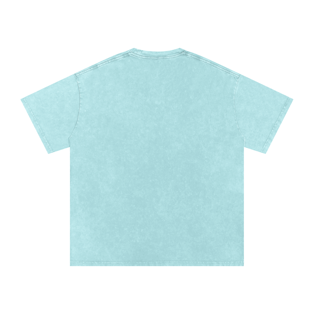 Respect The Locals Snow Washed Oversized Cotton T-Shirt