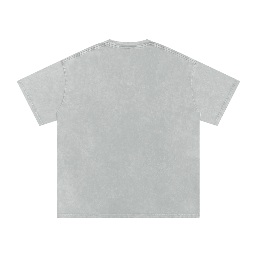Respect The Locals Snow Washed Oversized Cotton T-Shirt