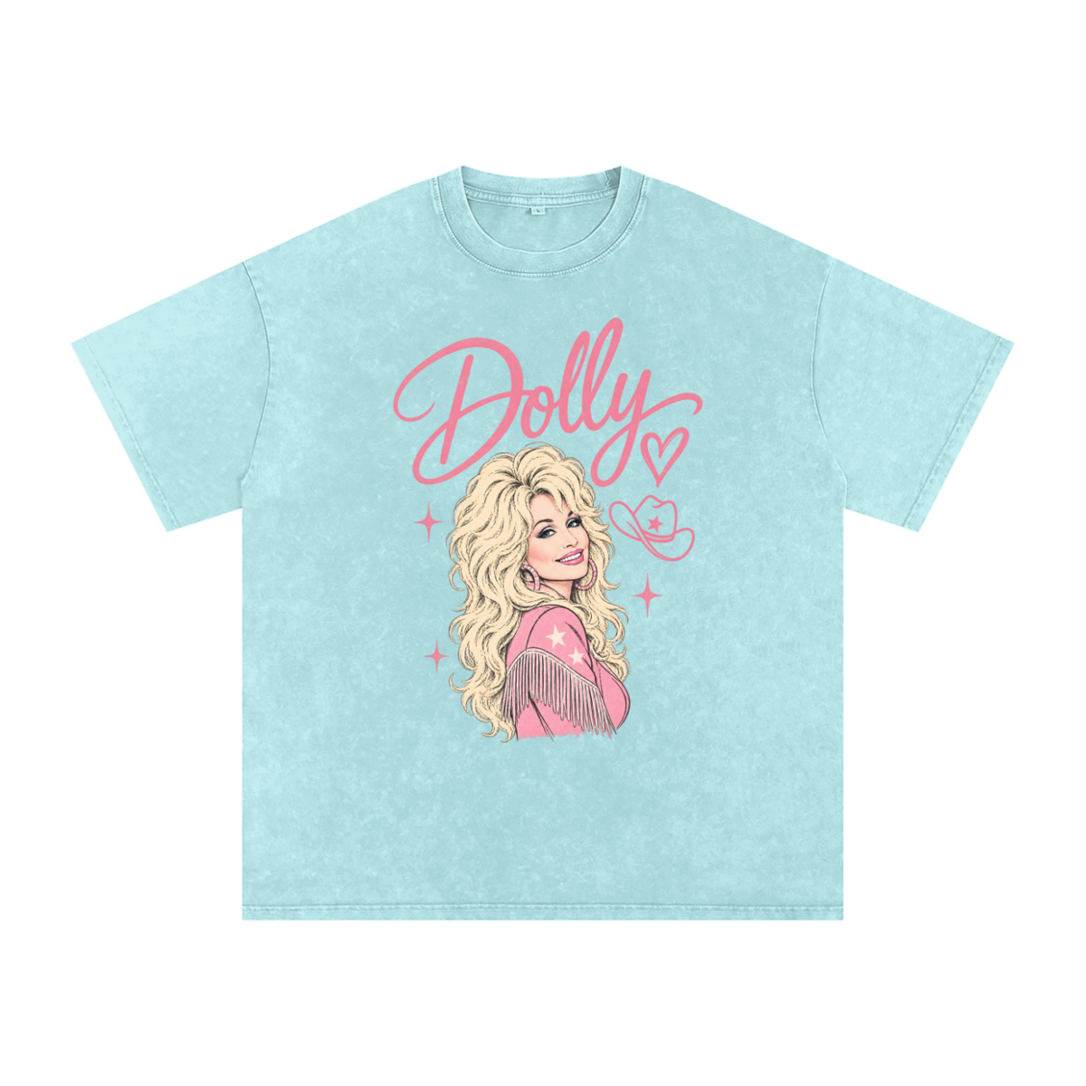 Dolly Snow Washed Oversized Cotton T-Shirt