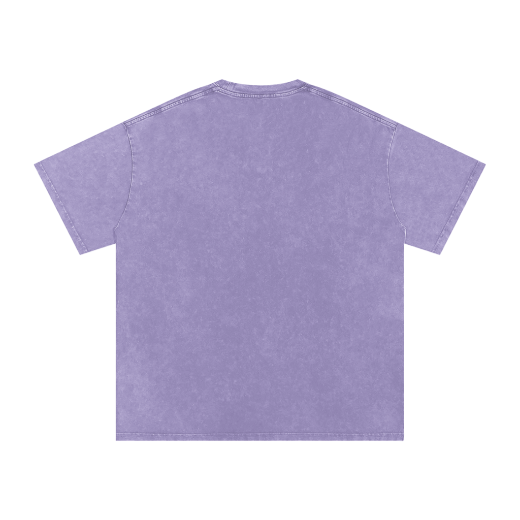 Purrfectly Spooky Snow Washed Oversized Cotton T-Shirt