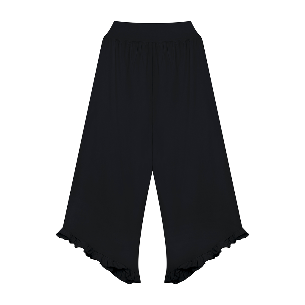 Cabana Hibiscus Garden – Women’s Ruched Wide Leg Pants